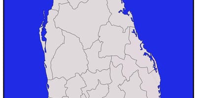 Mapa de galle, Sri Lanka