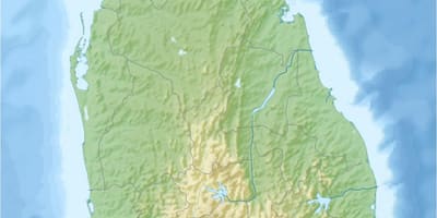 Mapa de la tierra mapa de Sri Lanka