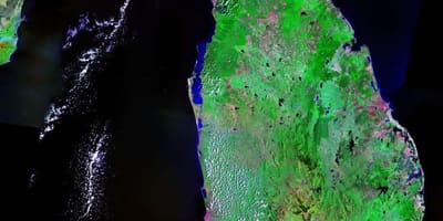 Mapa de mapa geológico de Sri Lanka