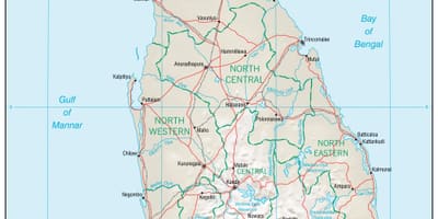 Mapa de Sri Lanka street view