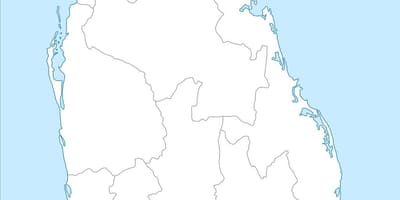 Mapa de Sri Lanka nidan