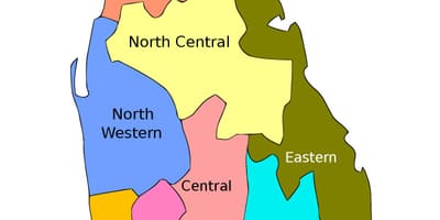 Mapa de Sri Lanka palath