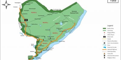 Mapa de yala Sri Lanka